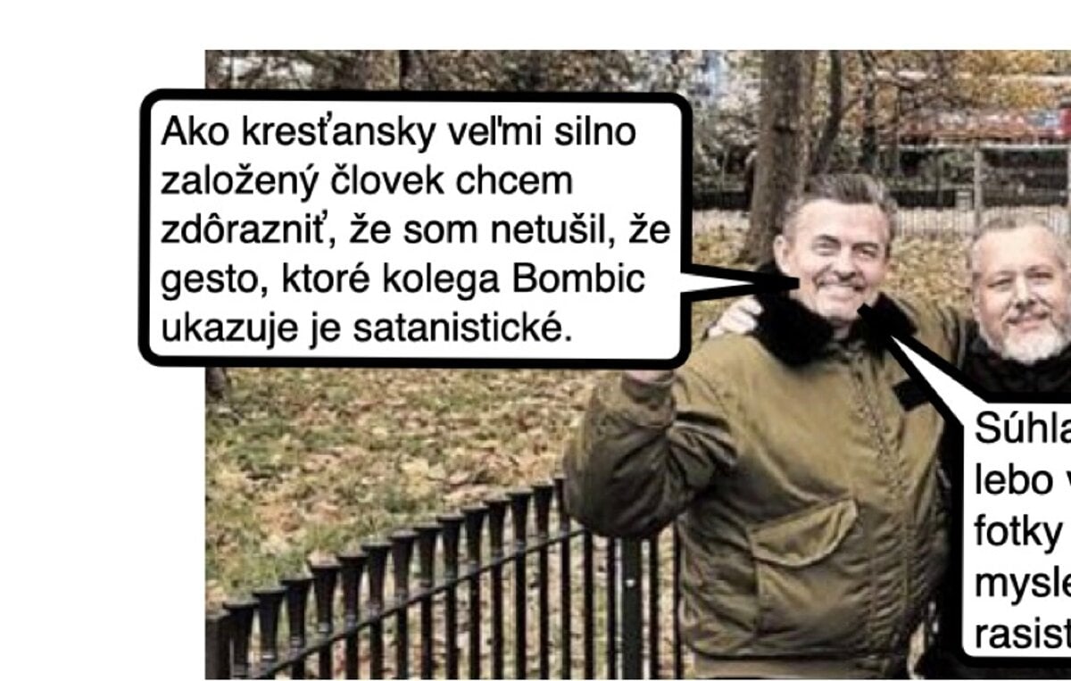 Cynicka obluda Ako Bombic Machalu a spol zarezal