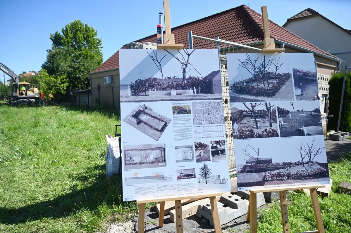 Na miete vrazdy Kuciaka a Kusnirovej sa zacala vystavba pamatnika