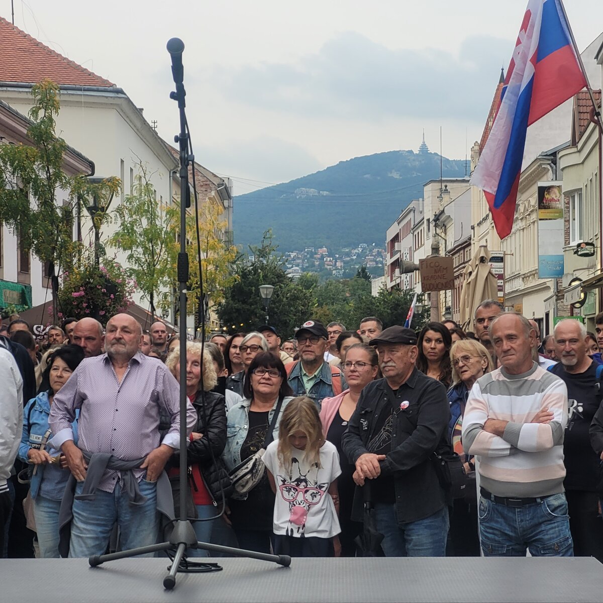 Kolikova na proteste v Nitre Nechceme gasparovcov riadit stat