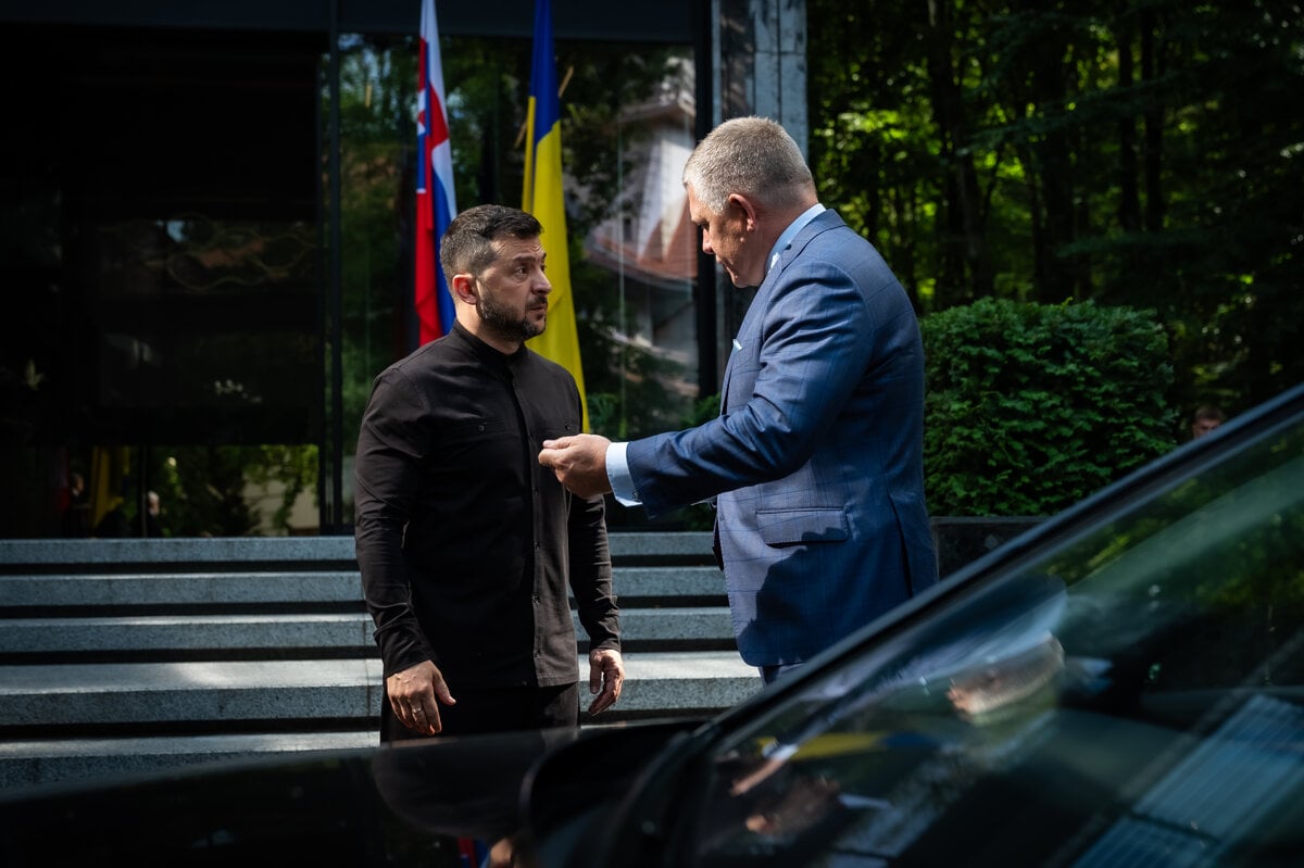 Zelenskyj hovoril nie ruskym zdrojom Fico o politikach