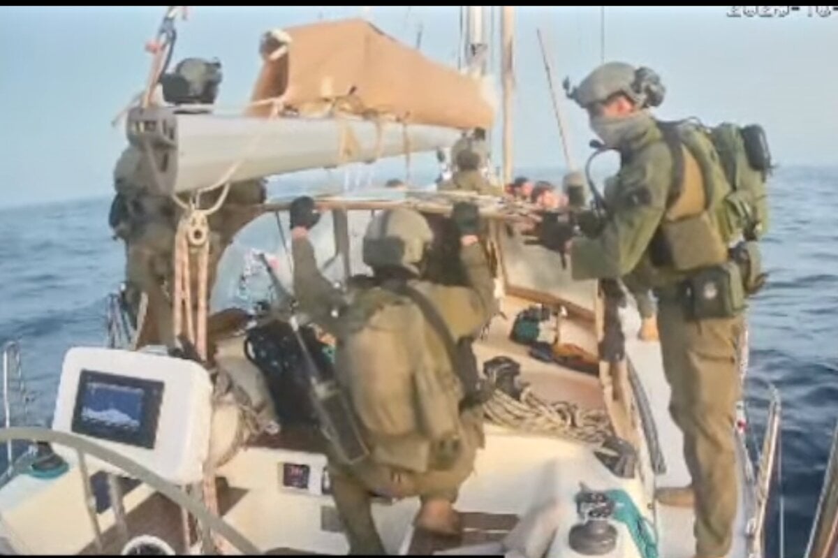 Izrael zadrzal ludi na lodiach do Pasma Gazy