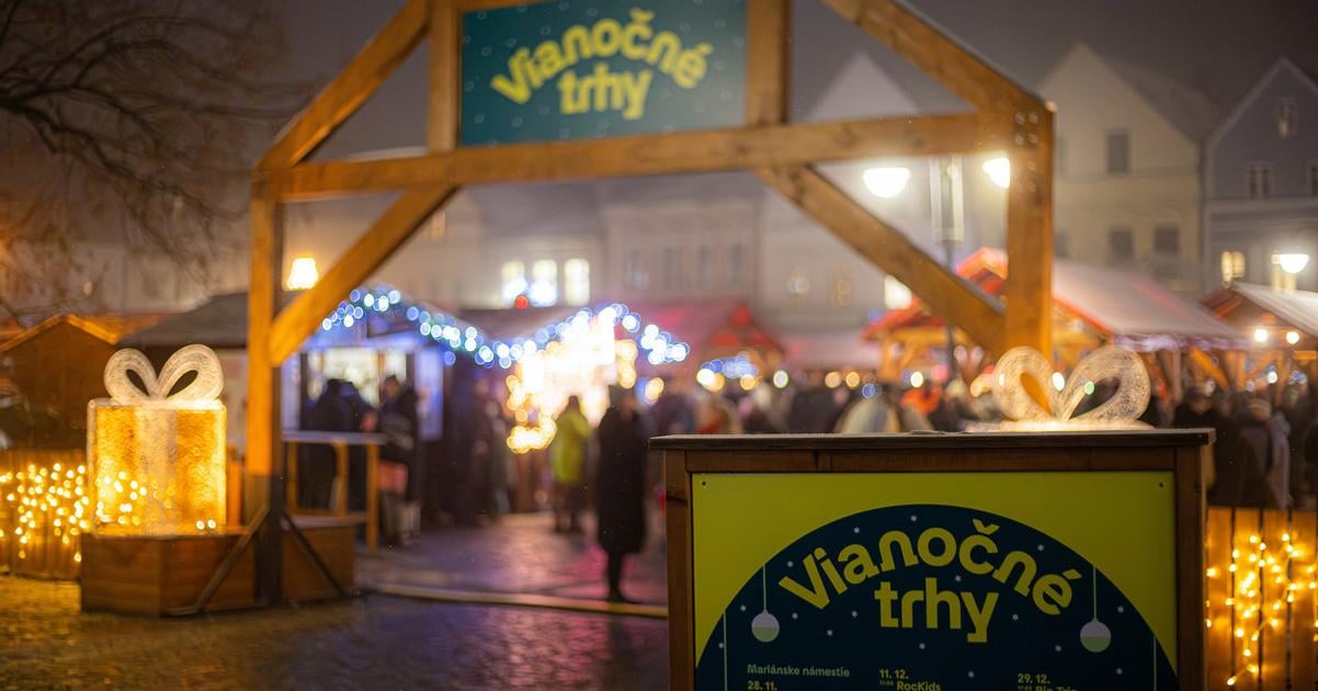 Na Marianskom namesti v Ziline otvorili trhy