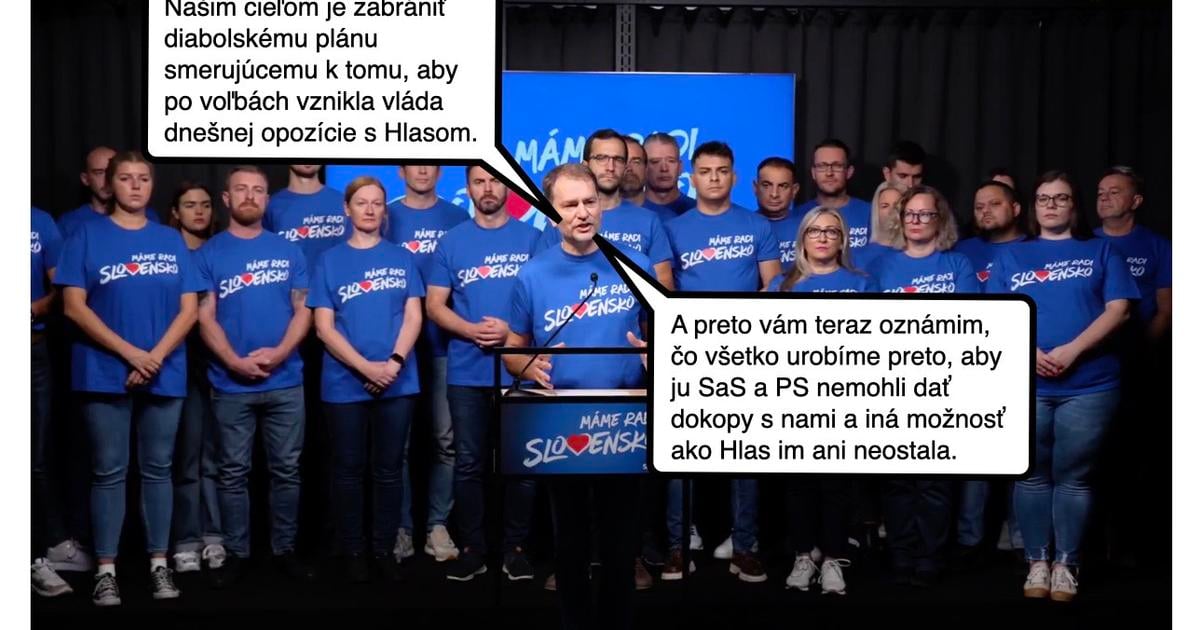Cynicka obluda rekapituluje Najzasadnejsia tlacovka v hlave Matovica