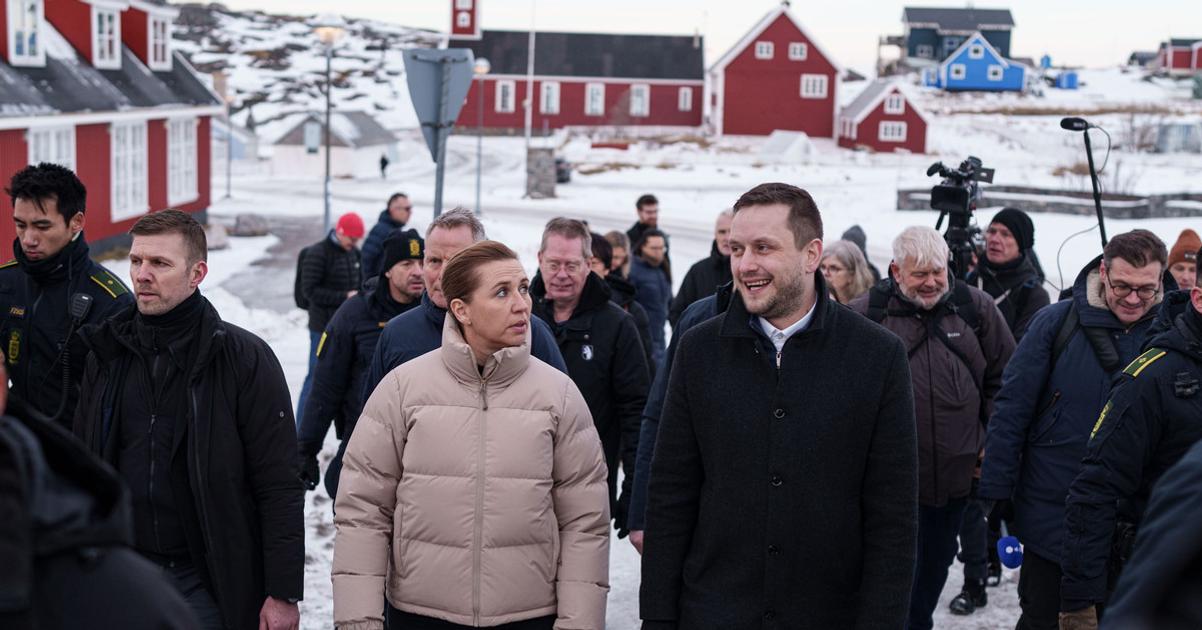 Frederiksenova pricestovala do Gronska s cielom vyjadrit mu podporu