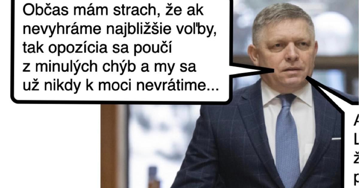 Cynicka obluda Hlina upokojuje Fica