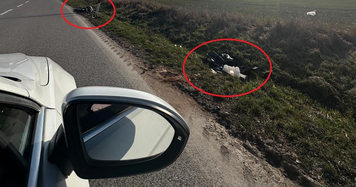 Zvysky po nehode lemovali frekventovanu cestu spravcu o nej nikto neinformoval