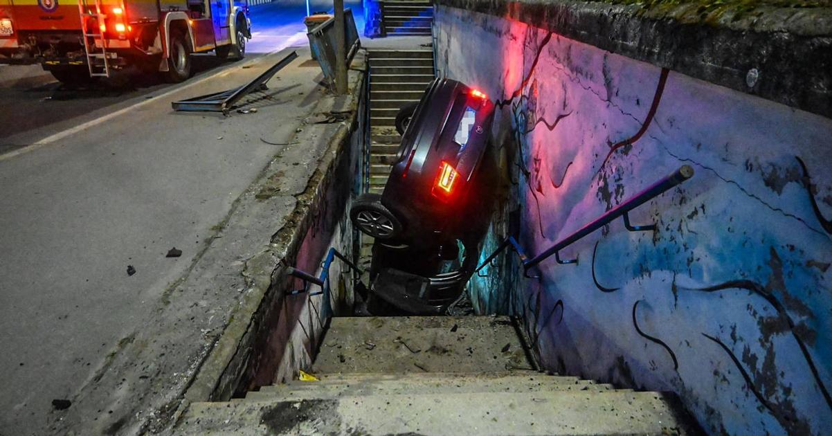 po havarii usiel totoznost vodica ktory sa dostal s autom do podchodu policia zatial nepozna
