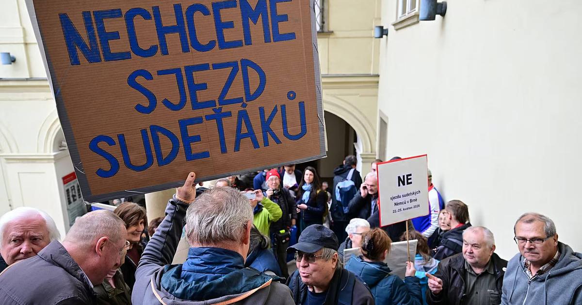 Brno rozdelilo navrat sudetskych Nemcov Ruky prec od Benesovych dekretov kricali Cesi