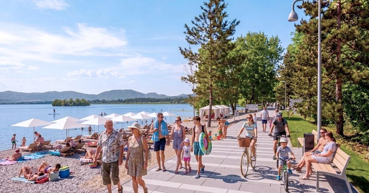 Liptovsky Mikulas rozsiri plaz na Mare vedla vody planuje postavit novu promenadu