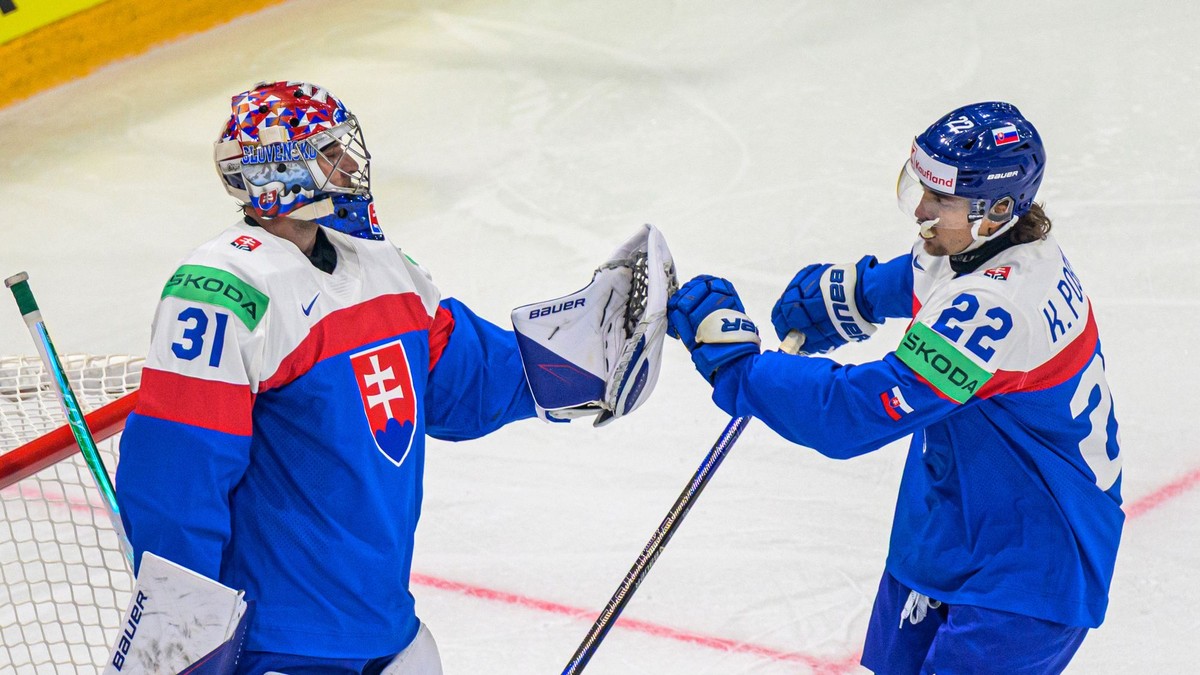 Trapenie so stastnym koncom Slovenski hokejisti vstupili do MS vitazne