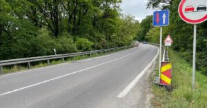 Zosuv na ceste pri Novakoch opravi pripravuju rekonstrukciu Prace si vyziadaju obmedzenia dopravy
