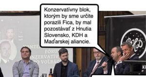 Cynicka obluda Konzervativny blok Ficom podporovanych pomocnikov