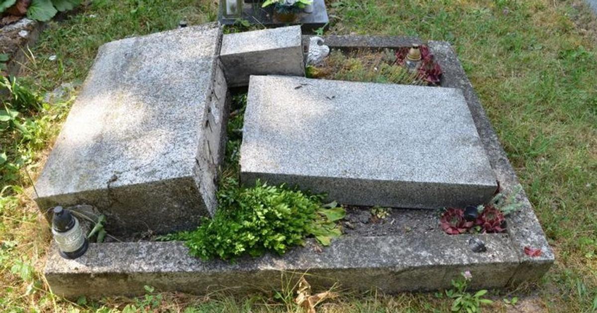 v jasove vandal poskodil 22 nahrobnych kamenov policia zahajila trestne stihanie