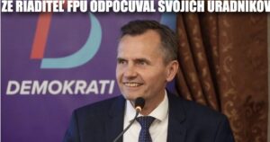 Cynicka obluda Galko s vysnivanu trafikou