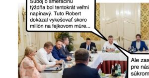 Cynicka obluda Smeracina tyzdna tentoraz s remizou