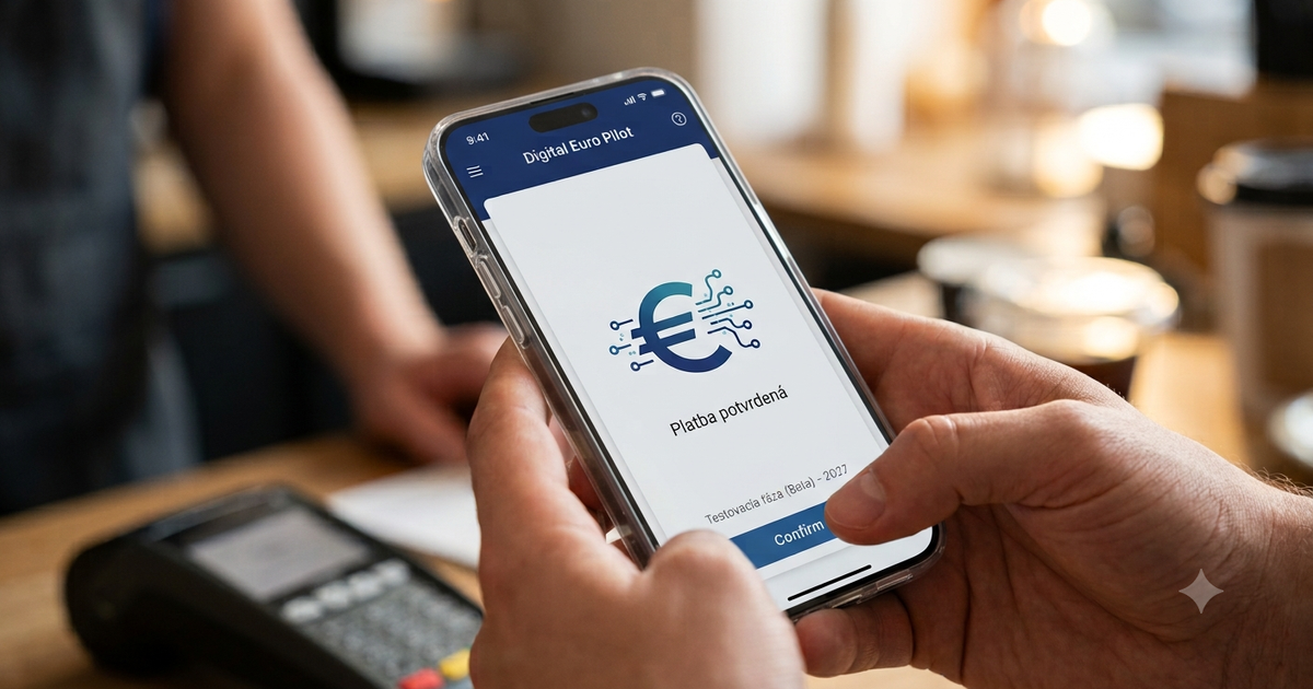 Slovensko bude 12 mesiacov testovať digitálne euro. 2 Slovensko bude 12 mesiacov testovat digitalne euro