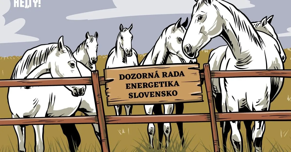 Karikatúra dňa: Biele kone, ktoré sa preháňajú po betóne