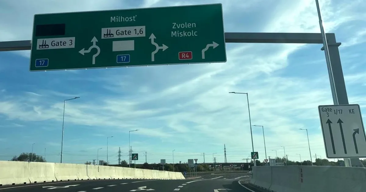 Na novom turbokruháči chýbajú Košice, vodiči idú cez Zvolen a Miskolc