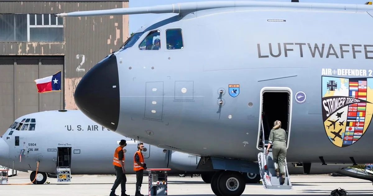 Neznámy dron spadol pri základni nemeckého letectva