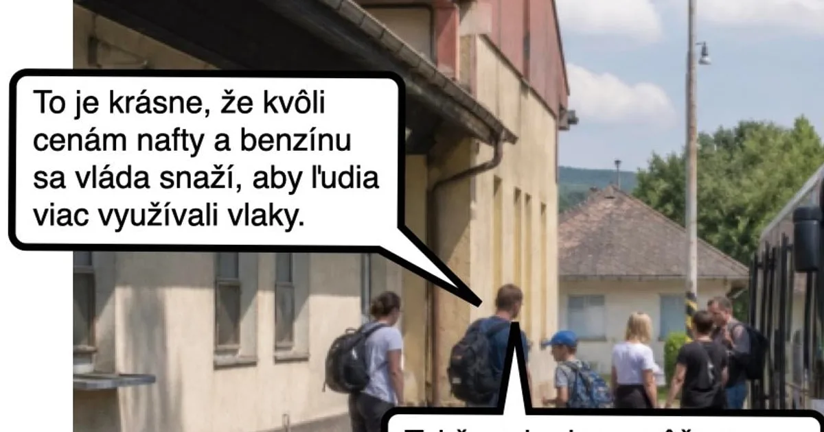 Cynická obluda: Nafta je drahá, cestujte viac vlakom 2 Cynická obluda: Nafta je drahá, cestujte viac vlakom