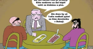 Karikatúra dňa: Drahý volič a jeho drahý hlas vo voľbách